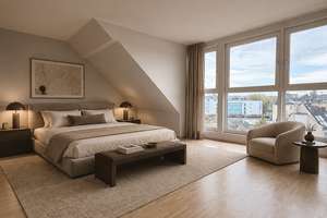 Über den Dächern von Unterbilk: helle 4-Zimmer-Maisonette mit Südbalkon und hochwertiger Ausstattung – Benzenbergstraße 9, 40219 Unterbilk, Düsseldorf – Vorschaubild 2