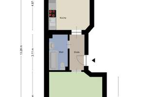 Nachmieter gesucht: Renovierte Altbauwohnung mit Privatgarten & Terrasse in Düsseldorf-Rath – 40472 Rath, Düsseldorf – Vorschaubild 10