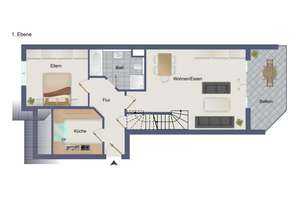 Helle 4-Zimmer Maisonette Wohnung mit 2 Stellplätzen in Feldrandlage – 64807 Dieburg – Vorschaubild 19