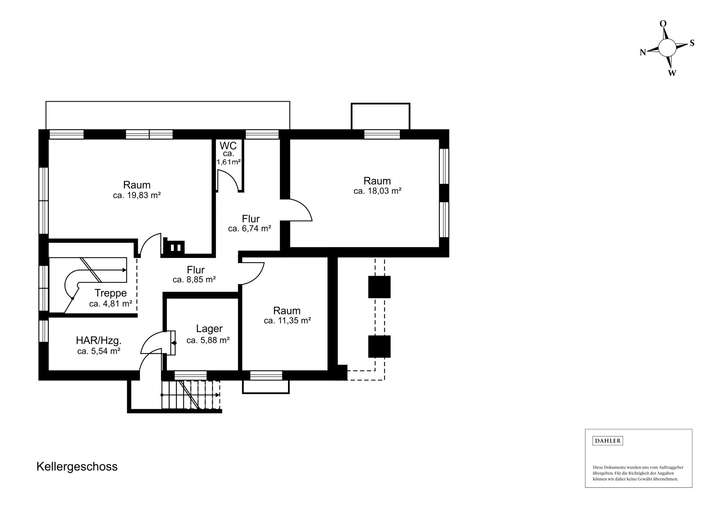 Grundriss Kellergeschoss