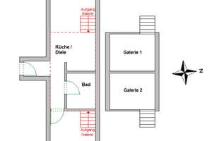 Neuwertige 2-Zi Galeriewohnung in der Maxvorstadt – Die vollständige Adresse der Immobilie erhältst du vom Anbieter., 80335 Augustenstraße, München – Vorschaubild 25