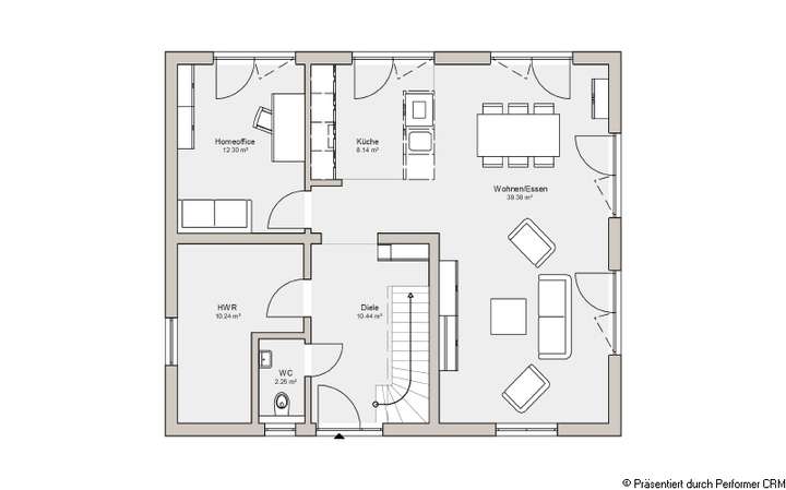 Grundriss Erdgeschoss