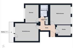 Frisch sanierte 3-Zimmer-Wohnung mit Balkon und modernem Wohnkomfort in zentraler Lage – Mathildenstr. 51, 64285 Mitte, Darmstadt – Vorschaubild 20