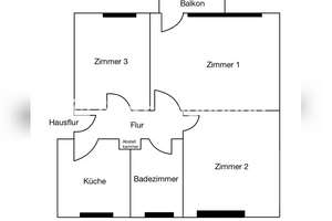 Tauschwohnung: Renovierte helle 2,5 Zimmer Wohnung