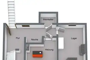 Wohnen im historischen Flair – Modernisiertes Fachwerkhaus mit L-förmiger Winkelhofanlage – Rhein-Sieg-Kreis – Vorschaubild 47