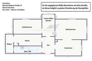 Wunderschöne, sanierte 3 Raum Altbau-Wohnung mit Balkon, Echtholzparket und großem Hausgarten – Richard- Wagner- Straße 37, 9119 Kappel, Chemnitz – Vorschaubild 17