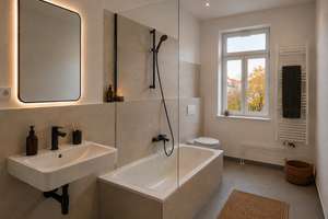 Tolle 1,5-Zimmer-Wohnung am Puls der Zeit – Die vollständige Adresse der Immobilie erhältst du vom Anbieter., 4277 Connewitz, Leipzig – Vorschaubild 3