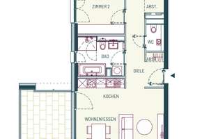 Neuwertige 3-Zi-Wohnung mit großem Balkon, EBK und Stellplatz – Augustastraße 12, 65189 Südost, Wiesbaden – Vorschaubild 18