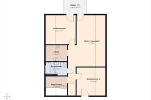 Helle 3,5‑Zimmer‑DG‑Wohnung mit Terrasse & Garage – mit PV‑Anlage, die Einnahmen generiert – Die vollständige Adresse der Immobilie erhältst du vom Anbieter., 72488 Sigmaringen – Vorschaubild 8