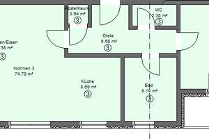 Renovierte 2 Zimmerwohnung mit Balkon