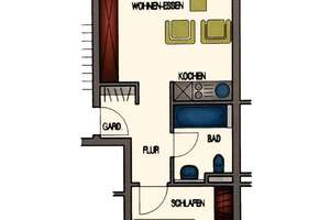 Dresden-Weißig: 2-Zi.-Wohnung mit Balkon – Die vollständige Adresse der Immobilie erhältst du vom Anbieter., 1328 Weißig, Dresden – Vorschaubild 5