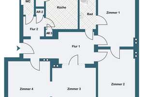 Großzügige Altbauwohnung im Herzen der Südlichen Vorstadt – Die vollständige Adresse der Immobilie erhältst du vom Anbieter., 56068 Süd, Koblenz – Vorschaubild 9