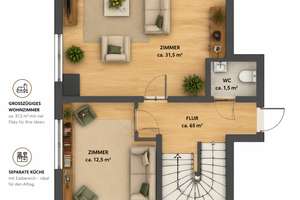Attraktive Kapitalanlage mit Potenzial – charmante Maisonettewohnung mit Südterrasse – Erbacher Straße  9, 14193 Grunewald, Berlin – Vorschaubild 14