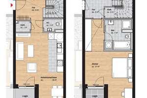 moderne 2-Zimmer-Maisonette-Wohnung mit Loggia in HH-Hammerbrook – Sonninstraße 22a, 20097 Hammerbrook, Hamburg – Vorschaubild 10
