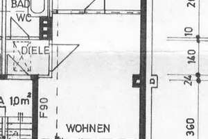 Renovierte Einzimmerwohnung mit Spitzgiebel mit guter Unianbindung – Sybelstr. 64, 45145 Frohnhausen, Essen – Vorschaubild 6
