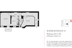 Provisionsfrei: 2-Zimmer-Wohnung mit Balkon – Eigenbedarf ab 2028 möglich – Wartburgstraße 51, 10823 Schöneberg, Berlin – Vorschaubild 6