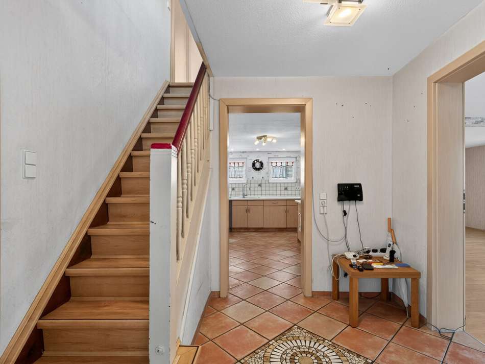Blick ins Haus gesehen vom Ein