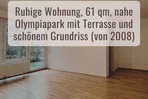 Moderne  attraktive EG-Wohnung, bezugsfrei, frisch renoviert mit schönem Grundriss, nähe Olympiapark