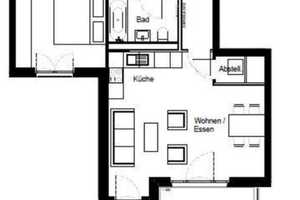 Stilvolle 2-Raum-Wohnung mit Balkon und Einbauküche in bester Lage Düsseldorfs – Merowingerstraße 32, 40223 Düsseldorf – Vorschaubild 10
