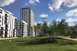 Skylineblick aus der 14.etage-moderne 3-Zimmer-Wohnung mit Balkon & Tiefgarage – Toulouser allee 15, 40211 Pempelfort, Düsseldorf – Vorschaubild 3