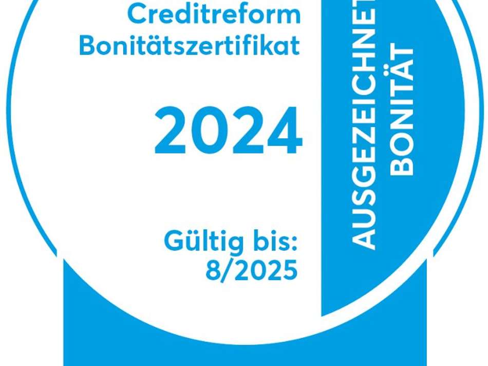 Crefo-Zert Siegel Kunde ,pxH