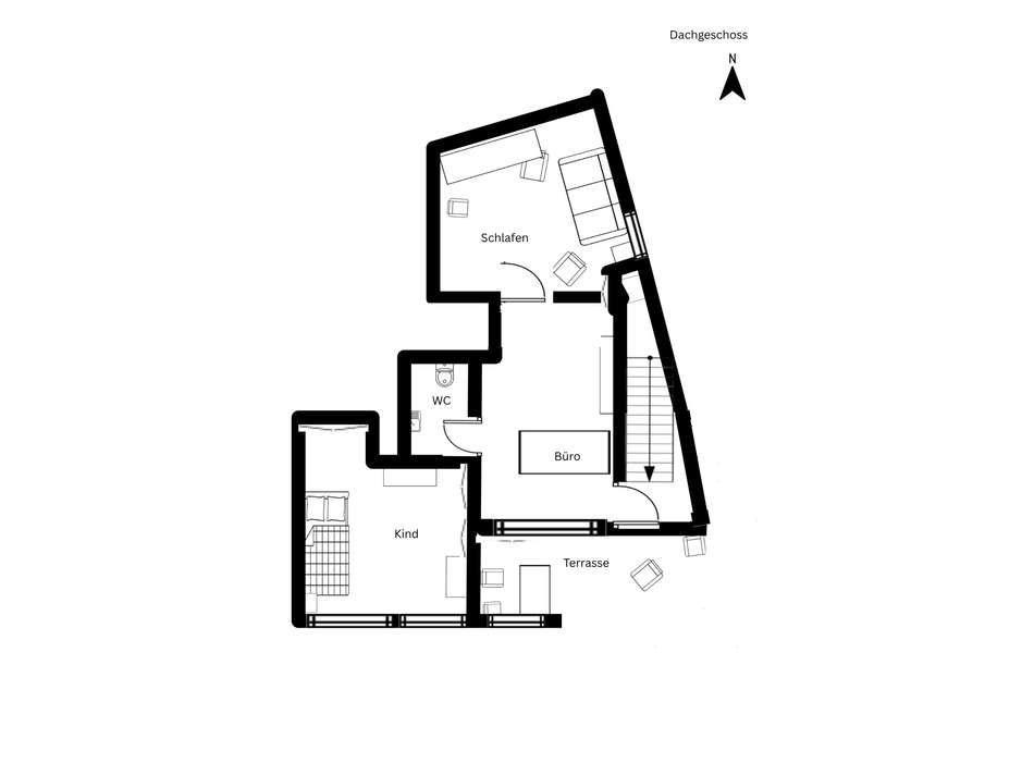 Grundriss Dachgeschoss