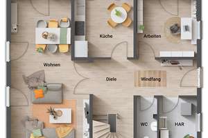 Strahlend und lauschig – ein Traumhaus für die Familie – Die vollständige Adresse der Immobilie erhältst du vom Anbieter., 75335 Dobel – Vorschaubild 7