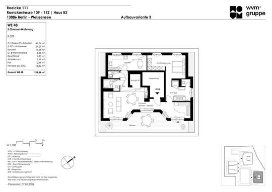 Grundrissvarianten WE48-3