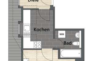 Renovierte Single-Wohnung in der Ingolstädter Altstadt – Griesmühlstraße 5a, 85049 Mitte, Ingolstadt – Vorschaubild 11