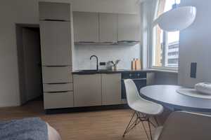 Bright, Central & Fully Furnished – Stylish Studio Apartment in Historic “Gerber Living” – Paulinenstraße 14-16, 70178 Stuttgart – Vorschaubild 4