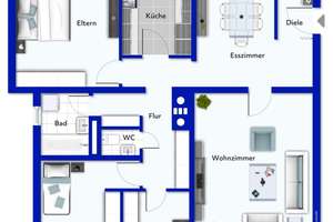 Helle 5-Zimmer-Wohnung im Herzen von Neu-Ulm – direkt an der Donau – Die vollständige Adresse der Immobilie erhältst du vom Anbieter., 89231 Neu-Ulm – Vorschaubild 8