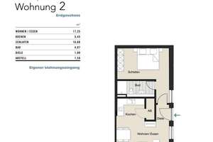 Citywohnung in der Kölner-Innenstadt! Modernisierte 2-Zimmer Wohnung in der Thieboldsgasse 82! WE 2 – Thieboldsgasse 82, 50676 Altstadt/Süd, Köln – Vorschaubild 3
