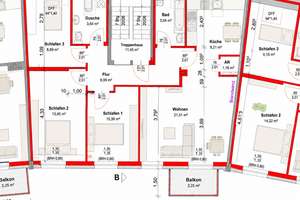 Neu! sanierte 78 m², EBK, Gast-WC, Balkon – 39126 Rothensee, Magdeburg – Vorschaubild 13