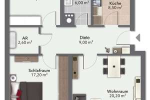 3-Zimmer-Eigentumswohnung mit Südloggia in Kirchheim – Die vollständige Adresse der Immobilie erhältst du vom Anbieter., 85551 Kirchheim bei München – Vorschaubild 8