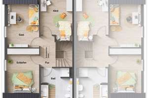 BS-Hondelage - Neubau Doppelhaushälfte – Die vollständige Adresse der Immobilie erhältst du vom Anbieter., 38108 Hondelage, Braunschweig – Vorschaubild 4