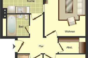 3-Zimmer-Wohnung in der Nähe der schönen Sechs-Seen-Platten – Graudenzer Ring 5, 47279 Wedau, Duisburg – Vorschaubild 4