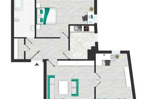 ** Moderne, voll ausgestattete 3-Zimmer-Wohnung im Herzen von Bremen ** – Die vollständige Adresse der Immobilie erhältst du vom Anbieter., 28195 Bahnhofsvorstadt, Bremen – Vorschaubild 19