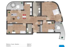 ERSTBEZUG JULI 2026 im Hochgelegen !                                 Moderne 4 Zimmer-Wohnung TYP  G