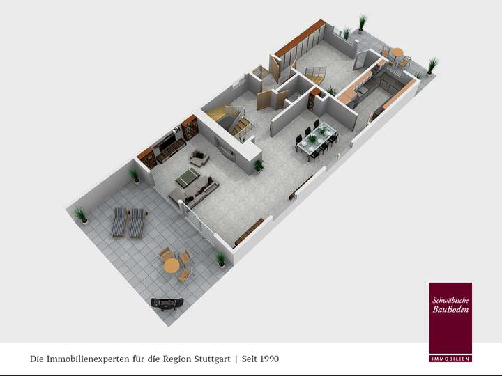 Visualisierung Erdgeschoss