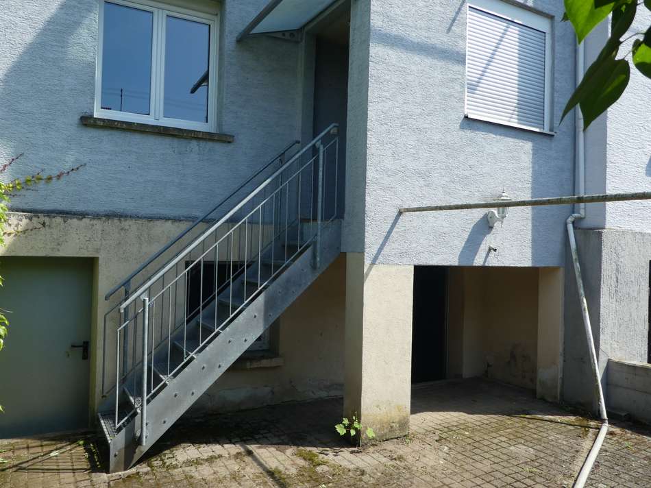 Treppe zum Garten