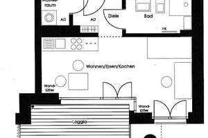 Möblierte 1-Zimmer-Wohnung in Köln-Braunsfeld – 50933 Braunsfeld, Köln – Vorschaubild 7
