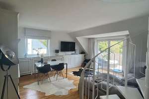 2 Zi Maisonette Wohnung in Düsseldorf-Wittlaer, vermietet, Balkon, TG & 1,2 %-Darlehen übernehmbar