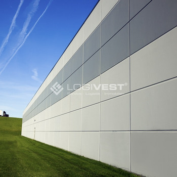 Projektierter Neubau einer Lager-/Logistikhalle in der ähe von der A4