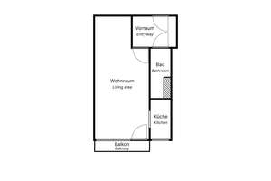 Helles 1 Zimmer Apartment in absoluter Top Lage: Hauptstraße, Schöneberg – Hauptstraße 132, 10827 Schöneberg, Berlin – Vorschaubild 12