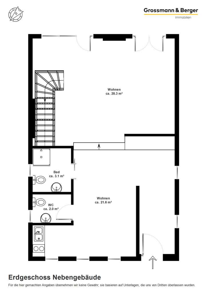 Grundriss EG Nebengebäude