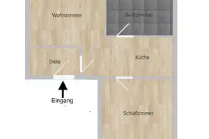 Top sanierte 2-Zimmer Wohnung im Herzen von Krefeld – Garnstraße 39, 47798 Krefeld – Vorschaubild 6