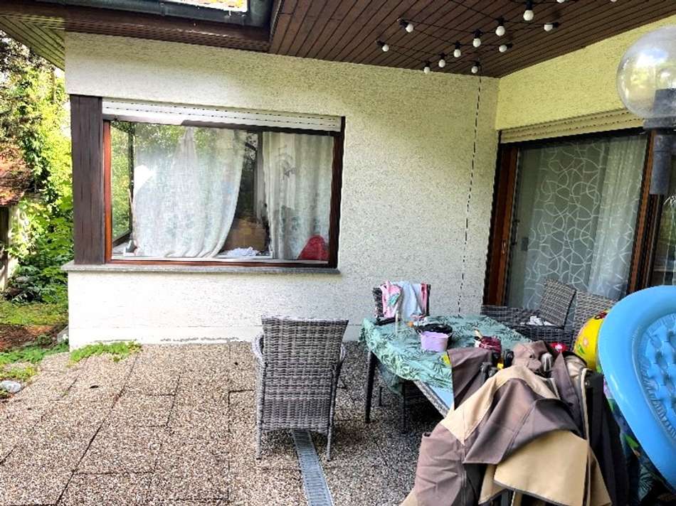 Ansicht Terrasse EG Wohnung