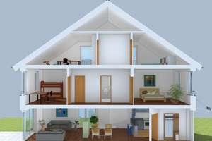 Comfortable 5-Room House Available for Rent – Im Pflanzgewann 1d, 64404 Bickenbach – Vorschaubild 2