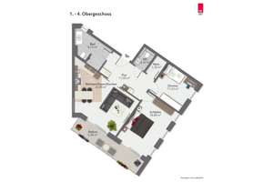 3.OG - ERSTBEZUG - Wohn(t)raum für Familien oder Paare, großer Balkon, Duschbad, Gäste-WC, etc. – Bautzner Straße 57, 1099 Äußere Neustadt, Dresden – Vorschaubild 12