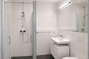 Für Studenten und Auszubildende: Modernes 1-Zimmer-Appartement mit Balkon im Textilviertel Augsburg – Die vollständige Adresse der Immobilie erhältst du vom Anbieter., 86153 Am Schäfflerbach, Augsburg – Vorschaubild 5